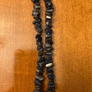 Blue Sodalite Beaded Necklace